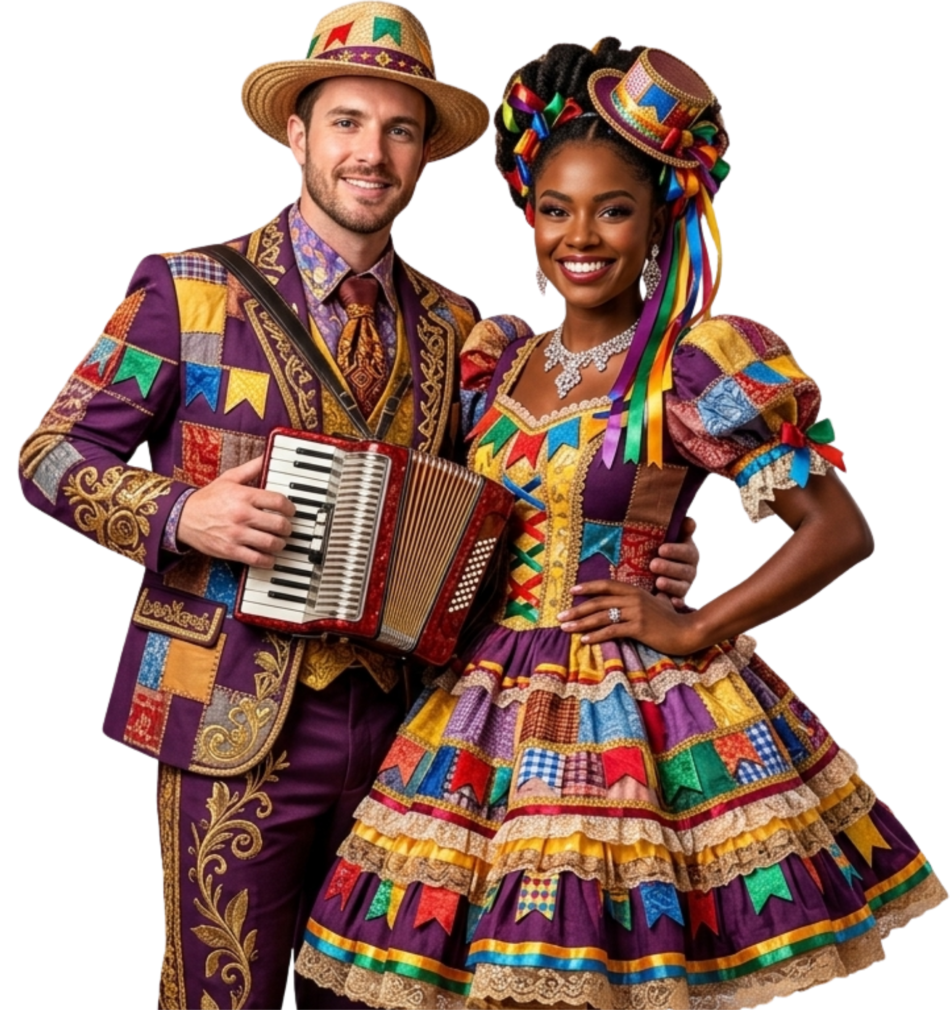 Casal de quadrilheiros